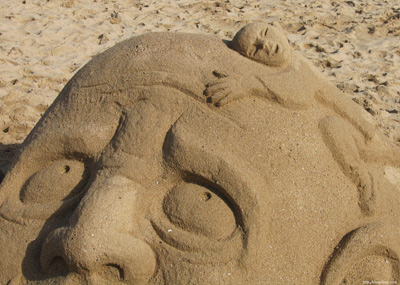 Sand Sculpture, Haeundae Beach ›
  May 2005.