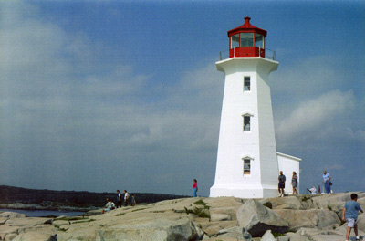 Peggy's Cove Lighthouse, Nova
  Scotia › August 1996.